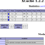 xcache панель администратора